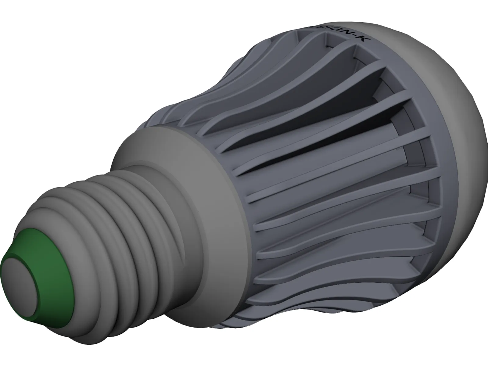 LED Light Bulb Type D 3D Model