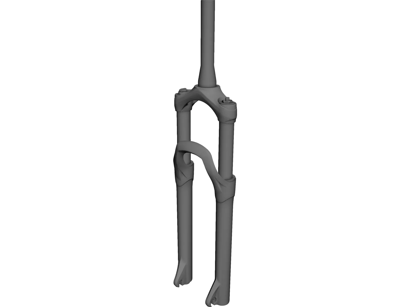 650B Suspension Fork 3D Model