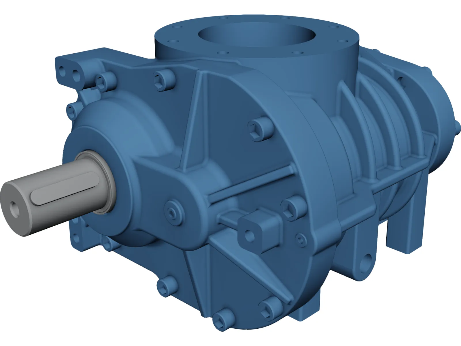 Screw Compressor 3D Model