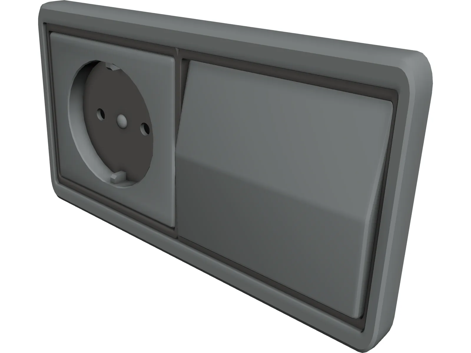 Switch and Plug 3D Model