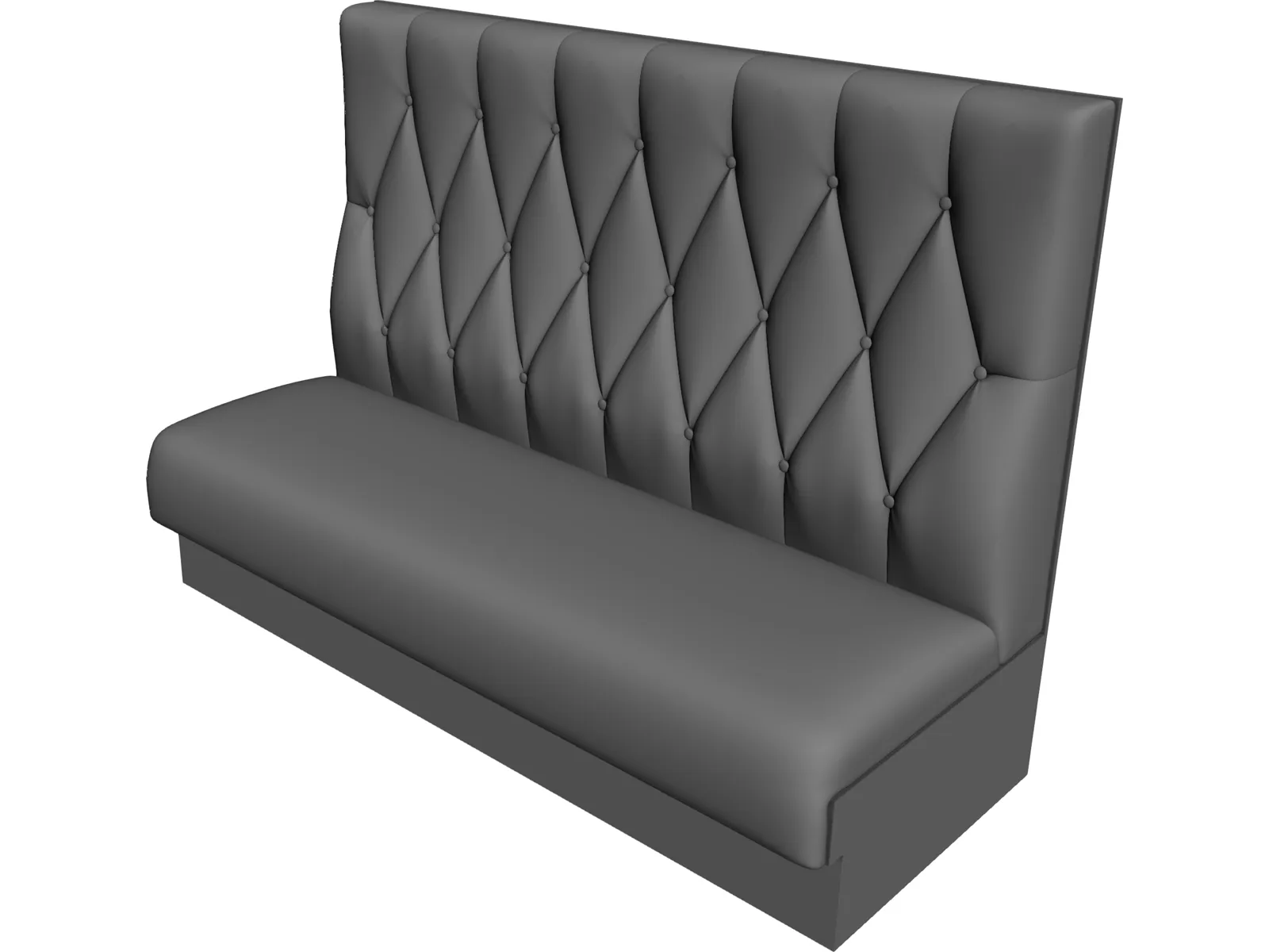 White One Sofa 3D Model