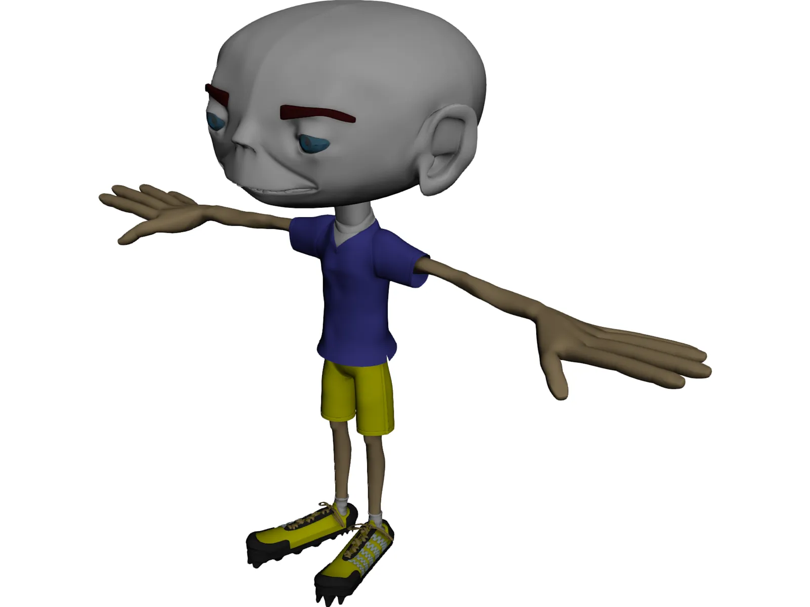 Cartoon Boy 3D Model