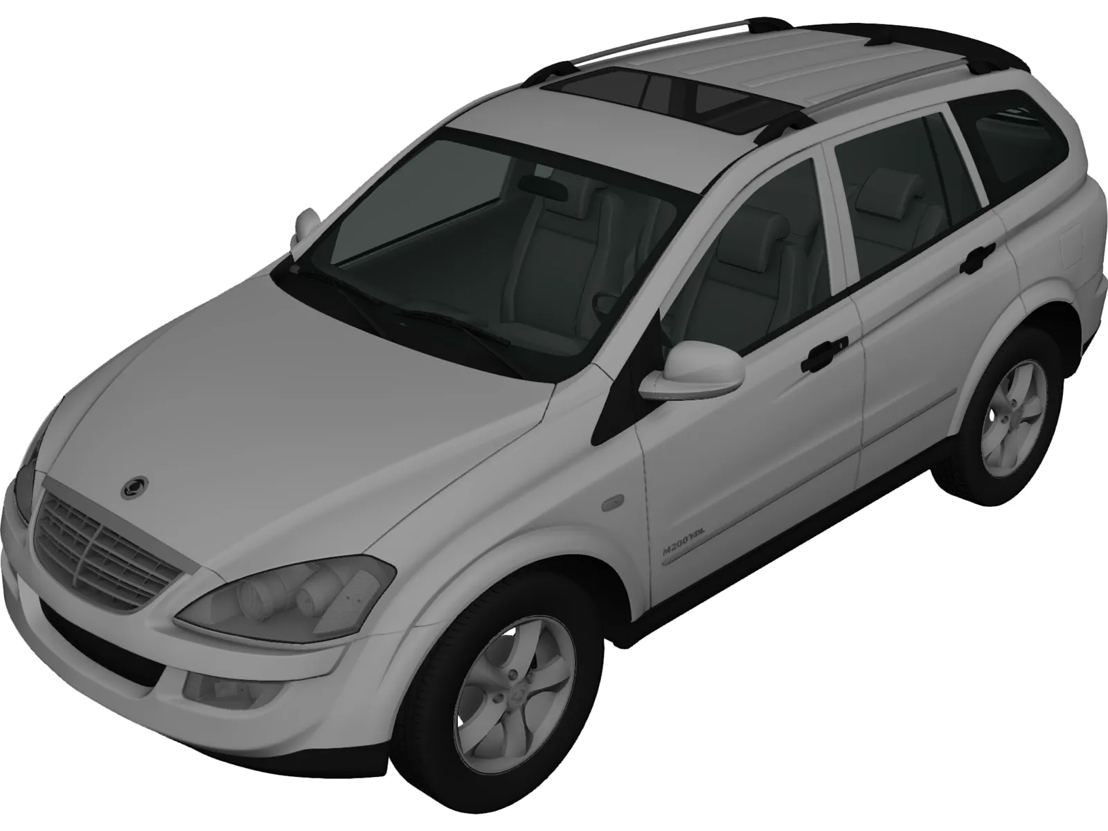 SsangYong Kyron (2011) 3D Model