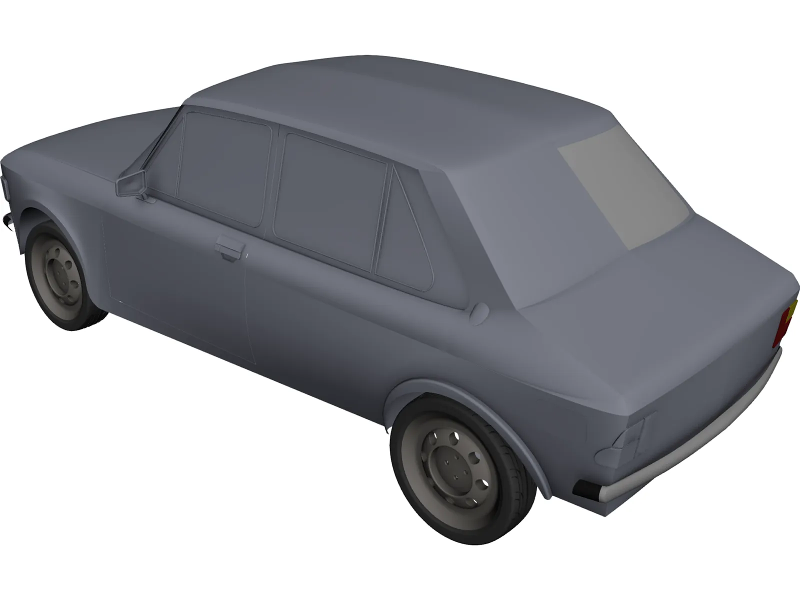 Zastava 101 3D Model