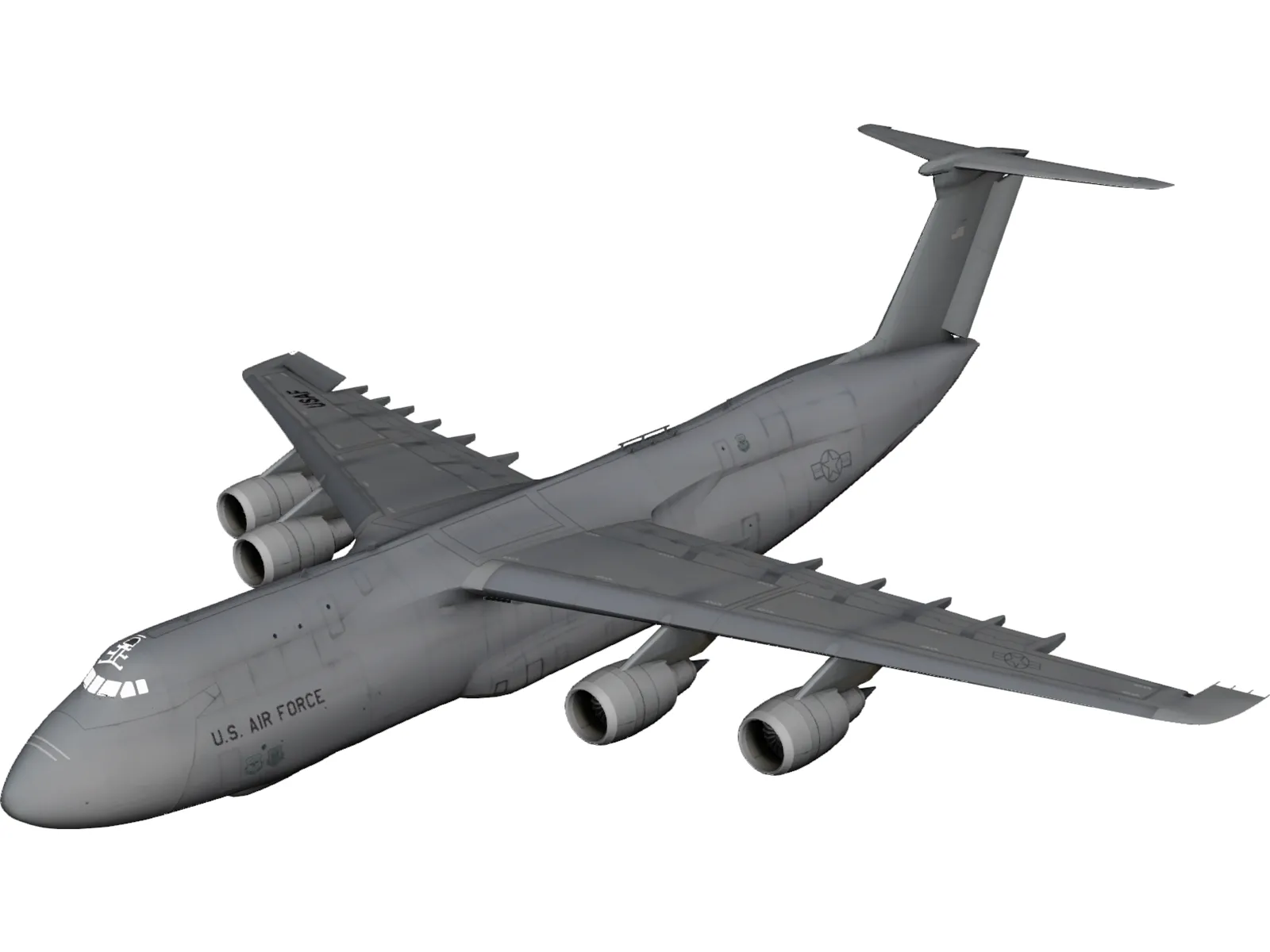 Lockheed C-5 Galaxy 3D Model