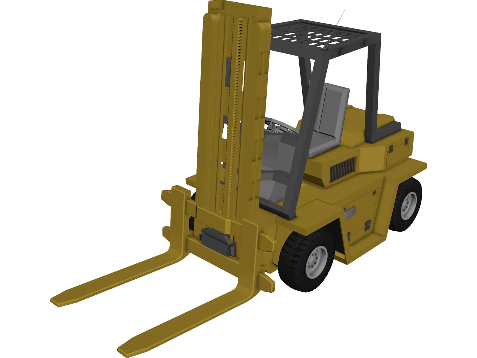 Forklift 3D Model