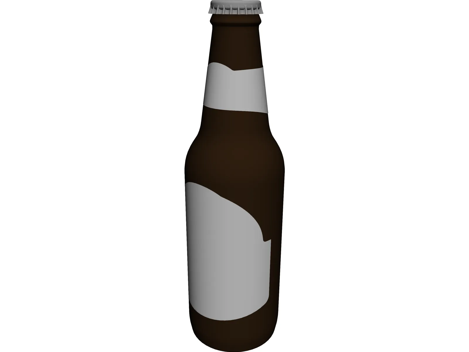Beer Bottle 3D Model