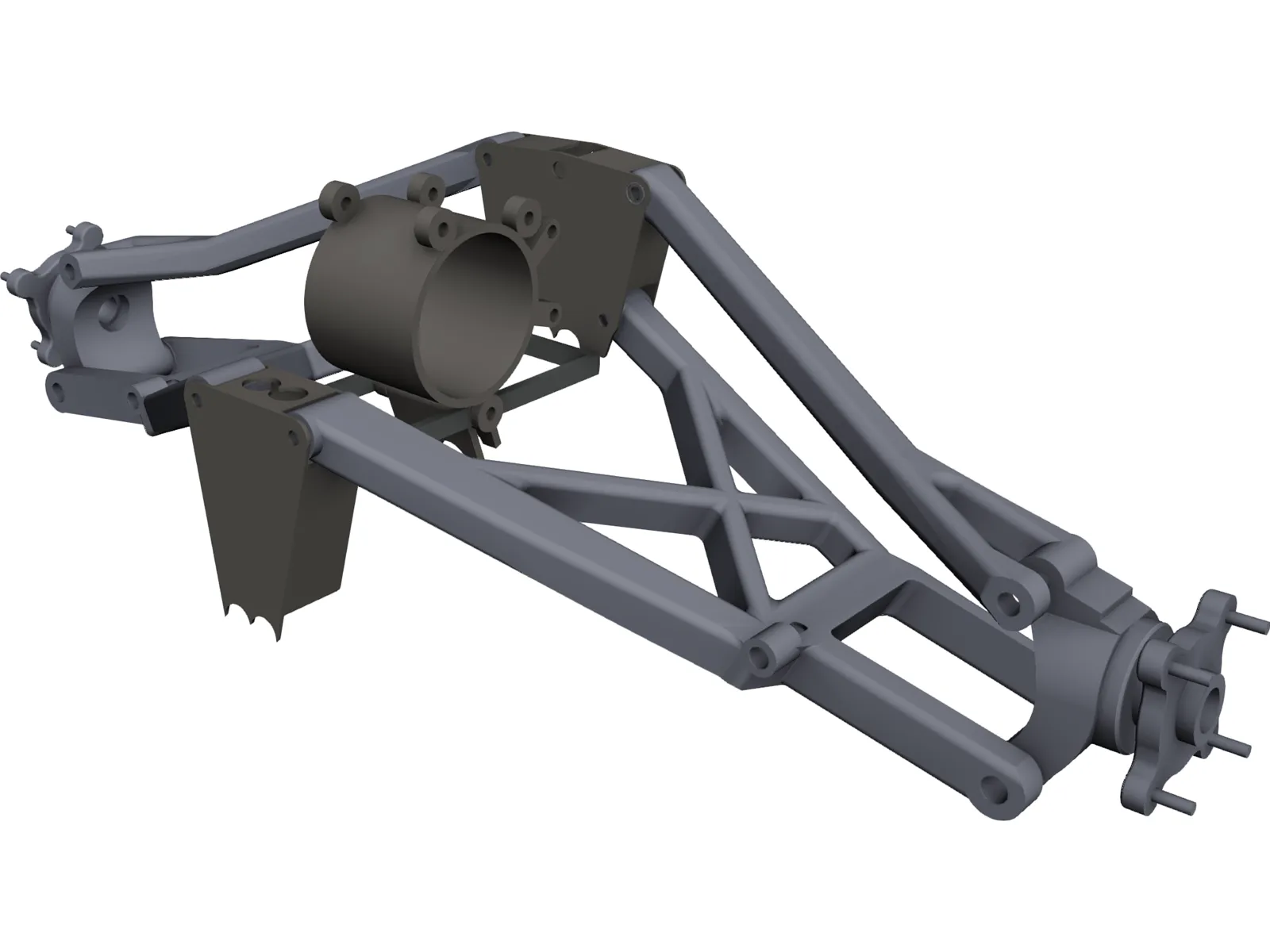 Polaris Outlaw 500 Rear Suspension 3D Model