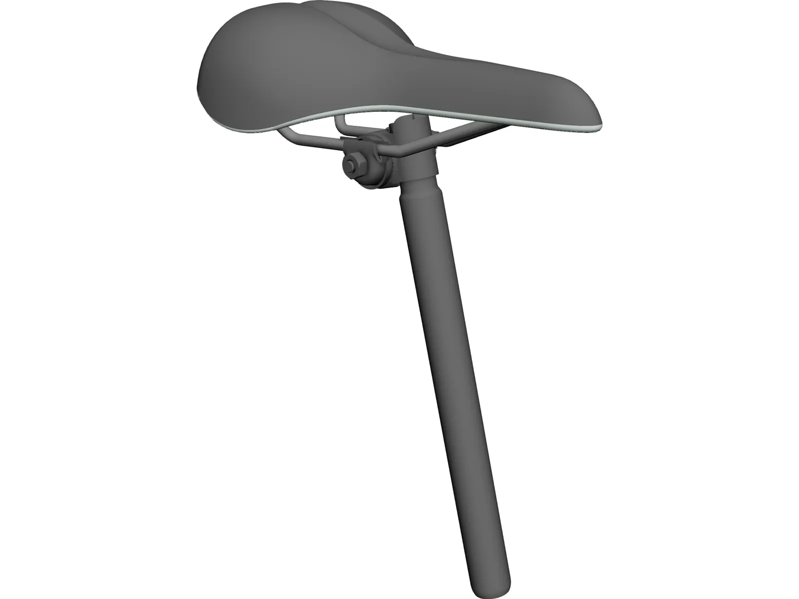 Road Bike Seat 3D Model