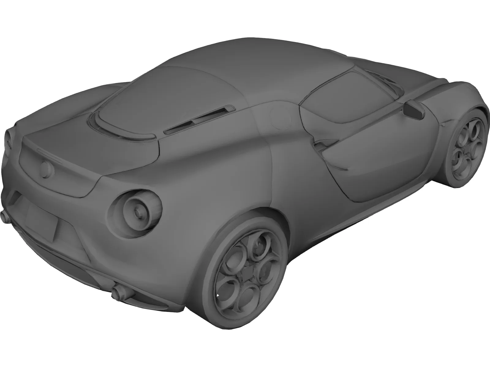 Alfa Romeo 4C 3D Model