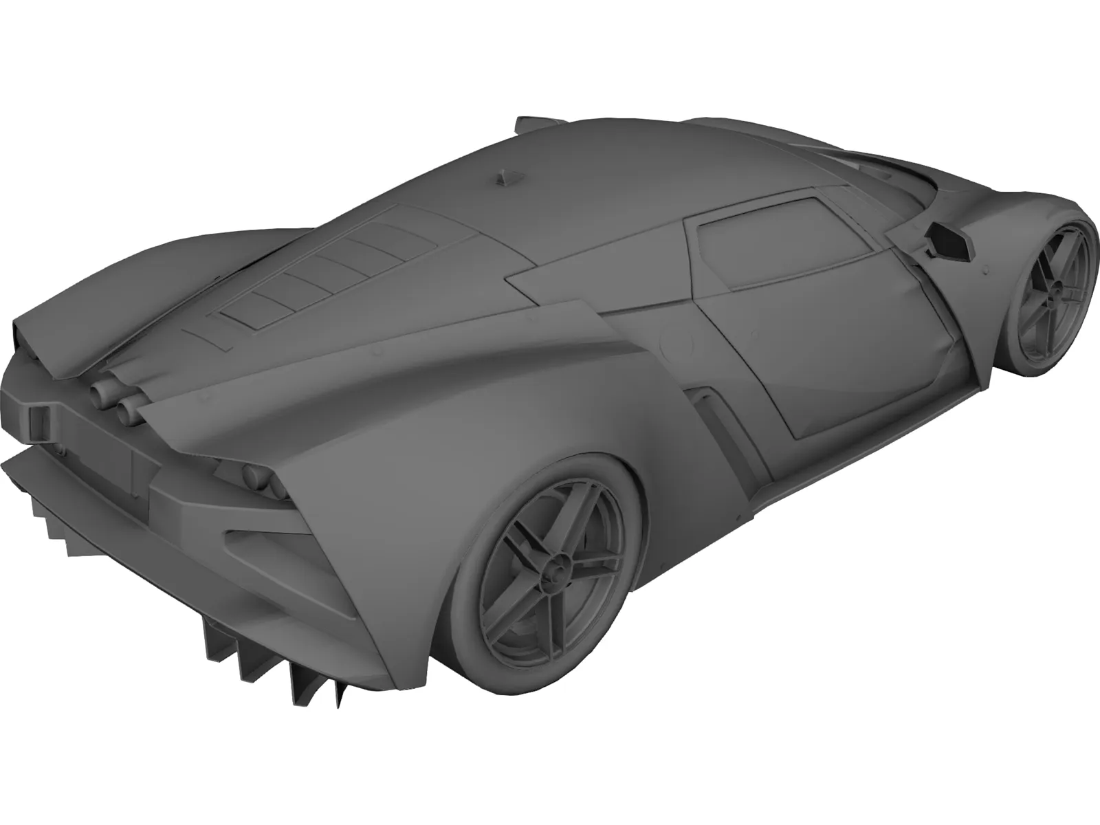 Marussia B2 3D Model