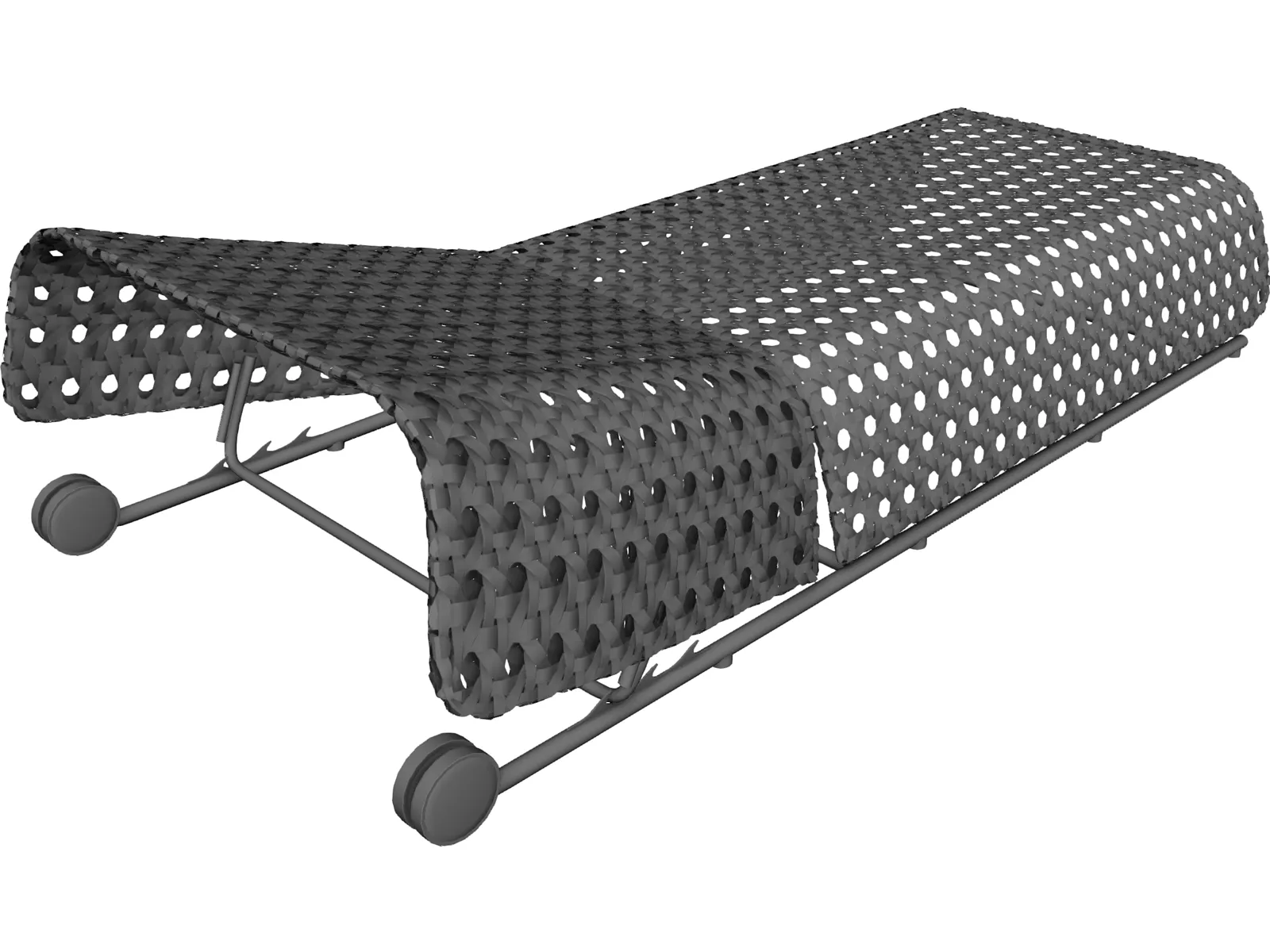 Bench Swimming Pool 3D Model