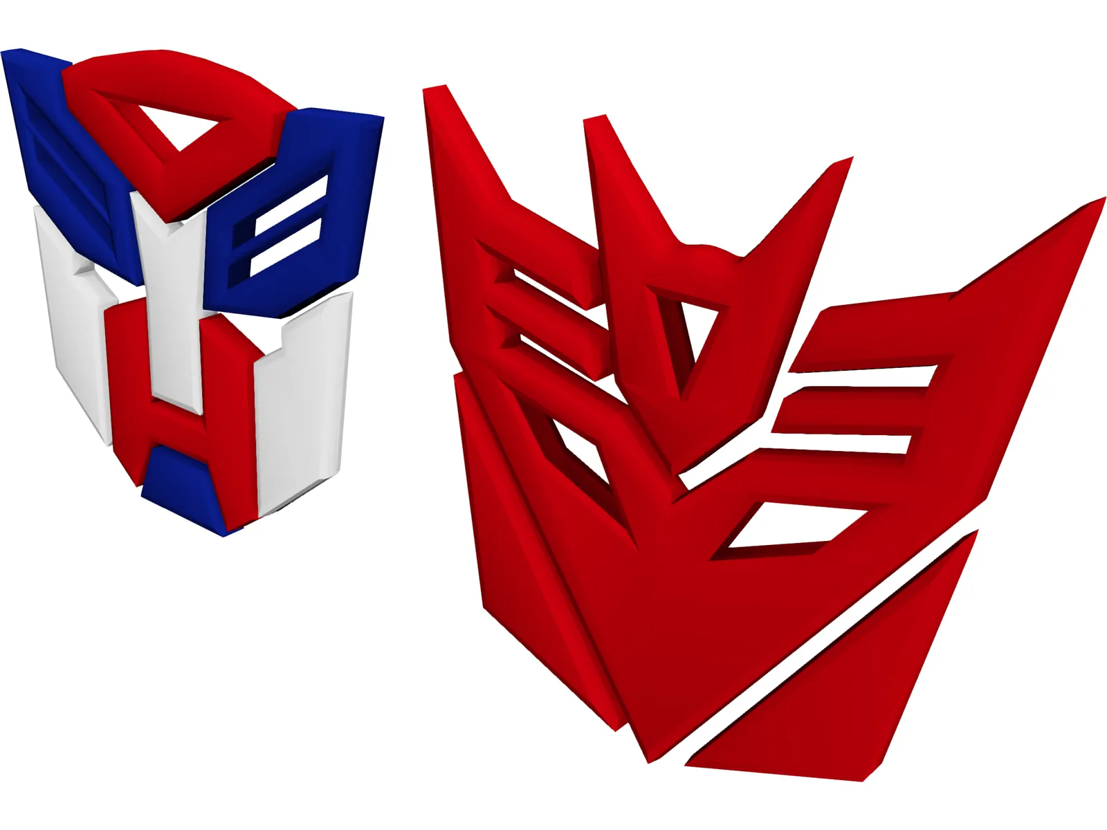 Transformers Logo 3D Model