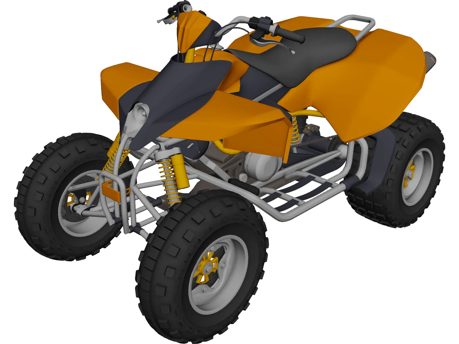 KTM Quad 3D Model