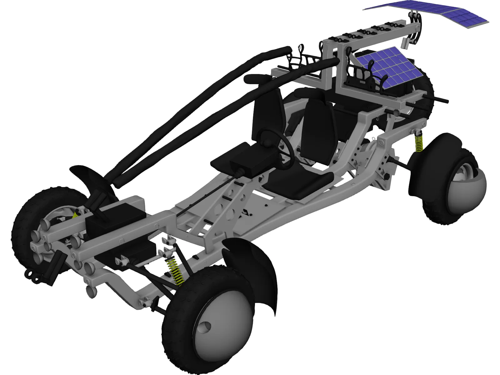 Buggy Dakar Concept 3D Model