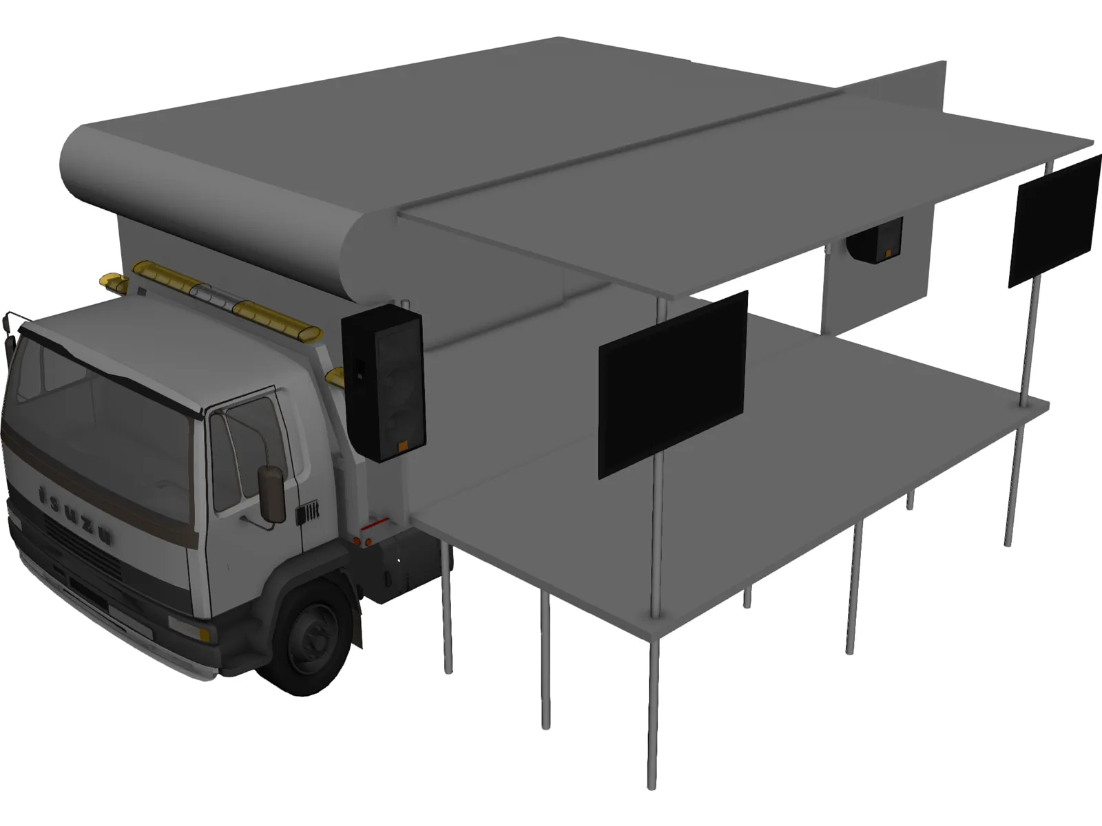 Isuzu Gig Rig 3D Model