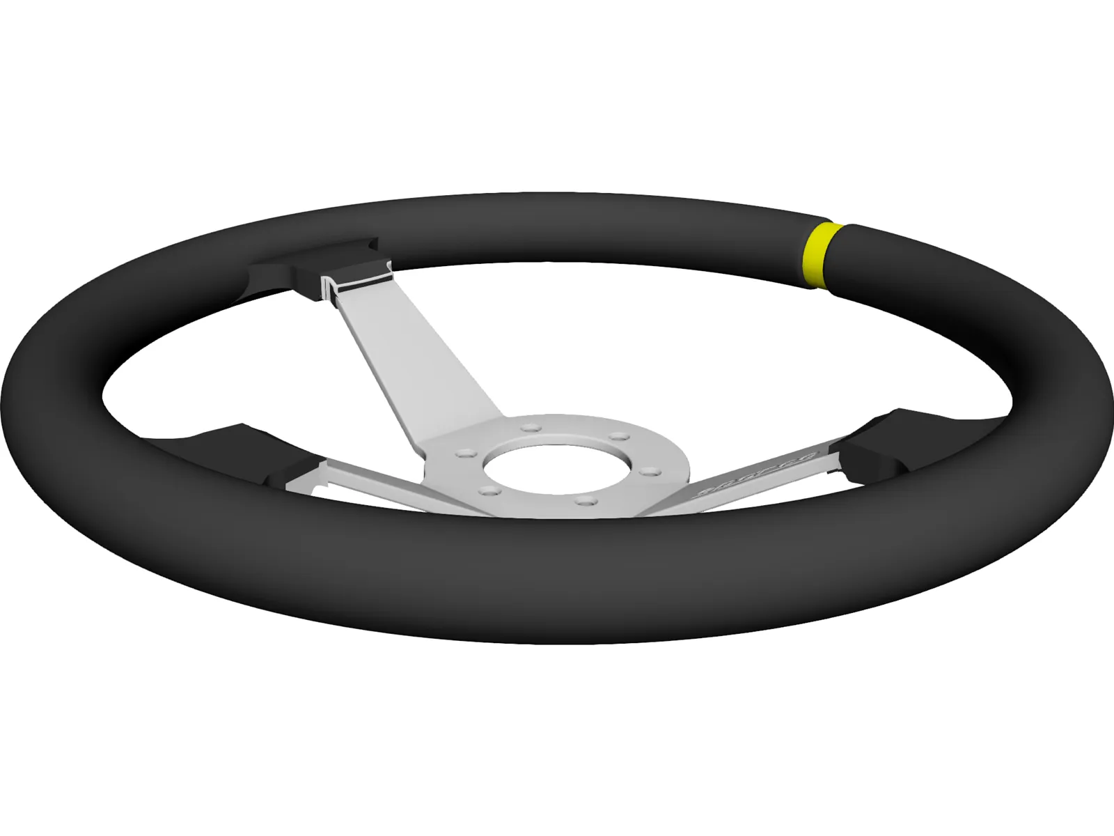 Sparco Steering Wheel 3D Model
