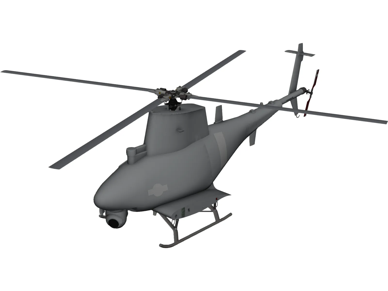 Northrop Grumman MQ-8 Fire Scout 3D Model