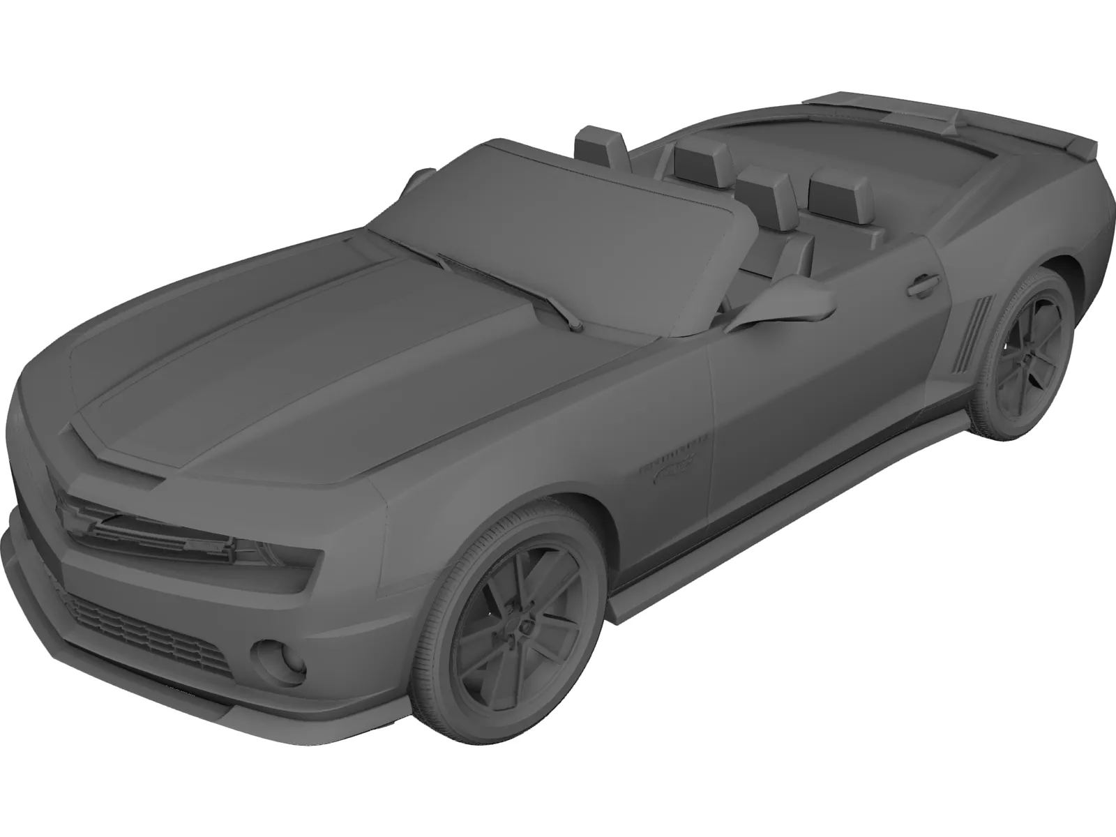 Chevrolet Camaro Convertible (2009) 3D Model