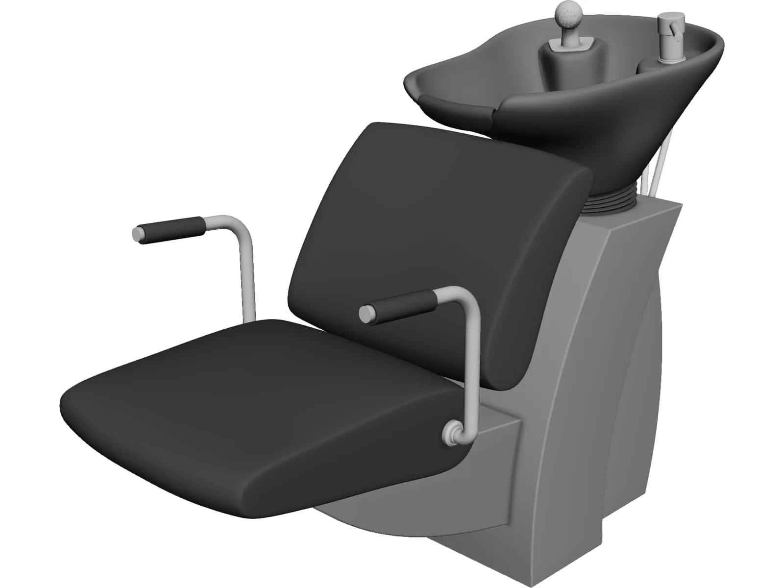 Barber Chair 3D Model