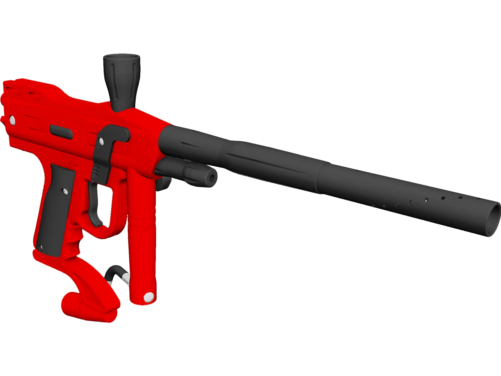 Paintball Gun 3D Model