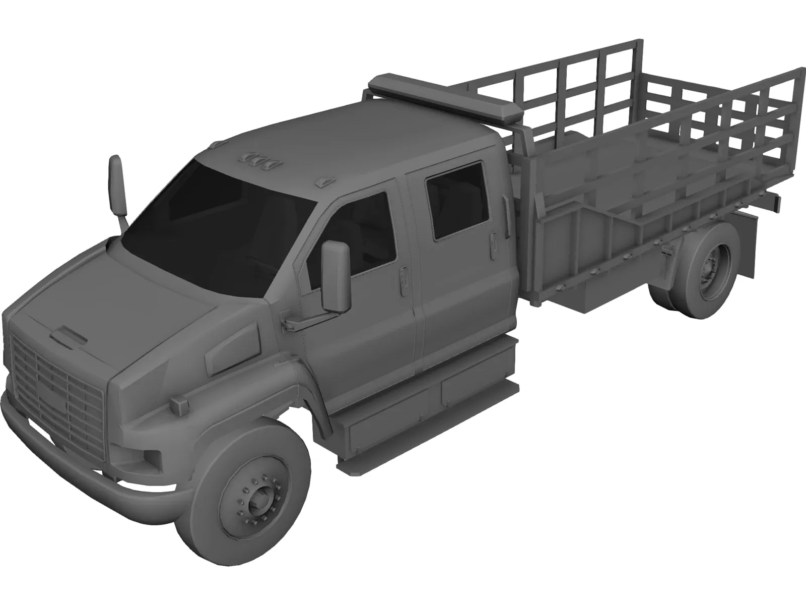 GMC Topkick C8500 (2003) 3D Model