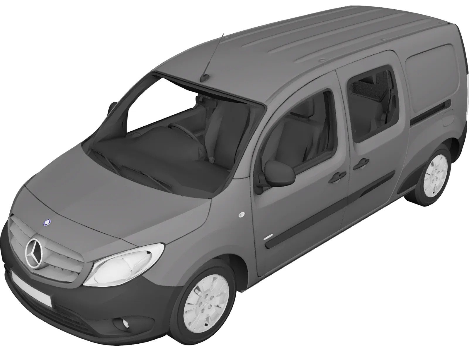 Mercedes-Benz Citan Dualiner 109 CDI (2012) 3D Model