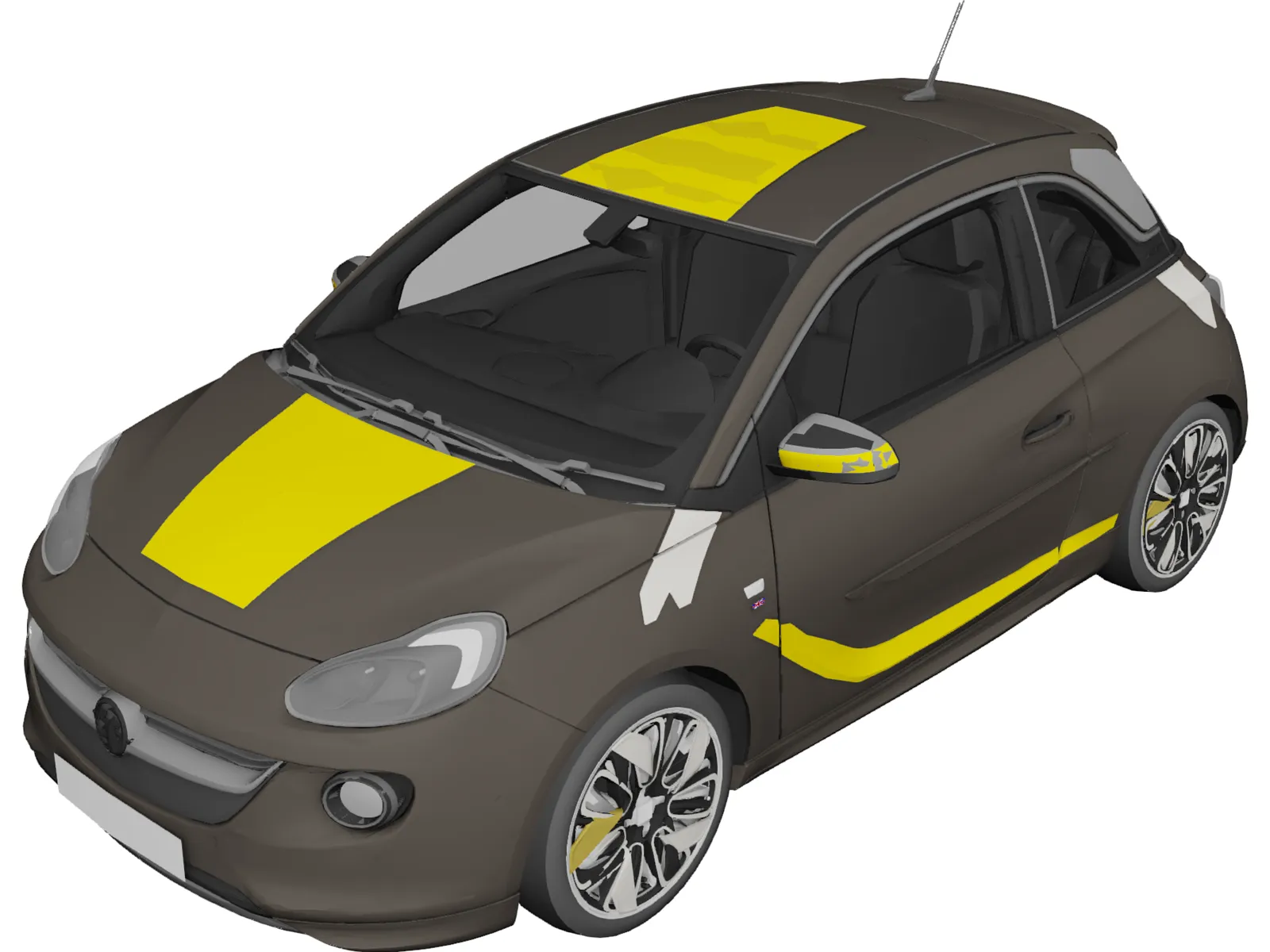 Opel Adam (2013) 3D Model