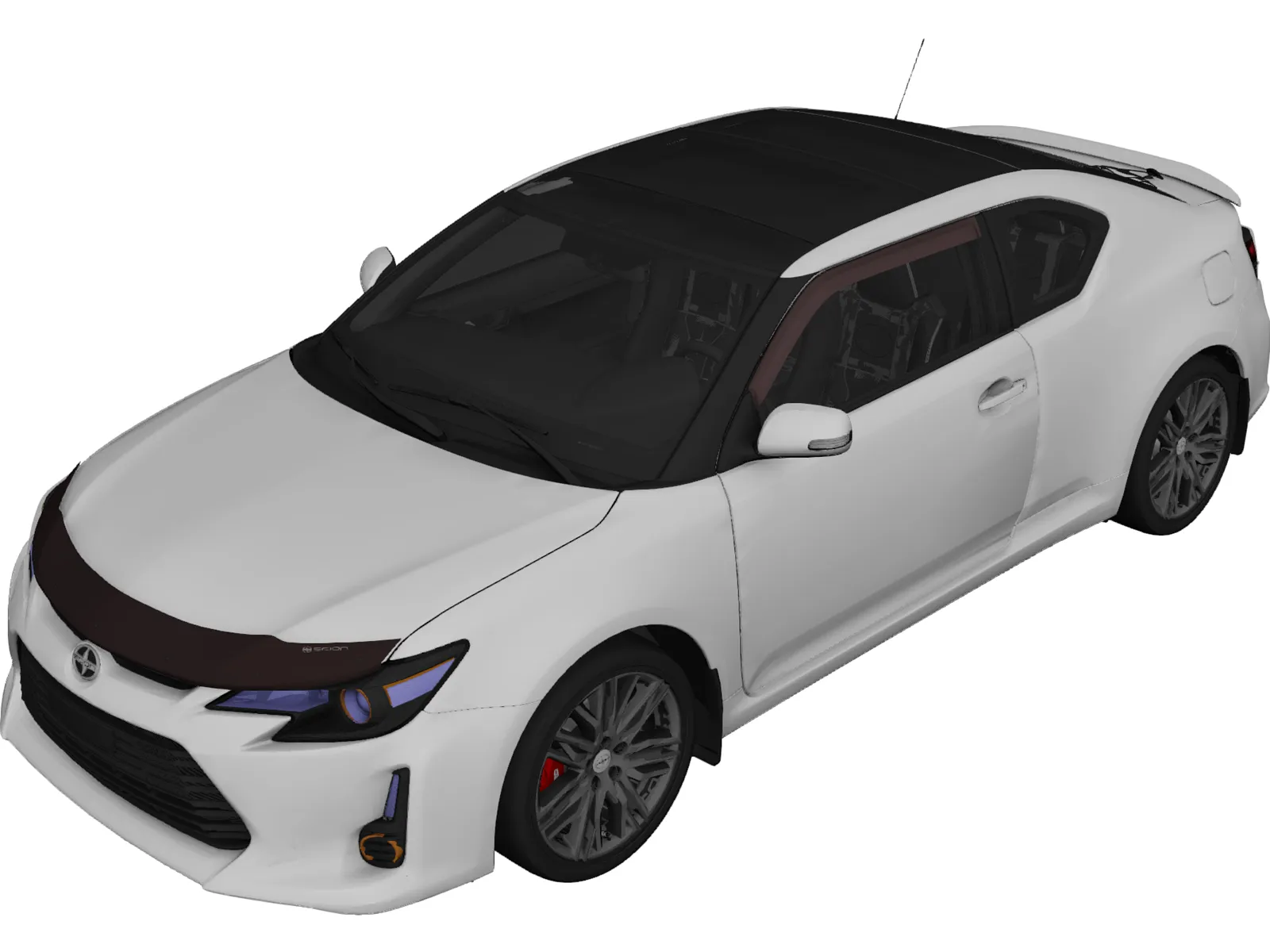 Scion tC (2014) 3D Model