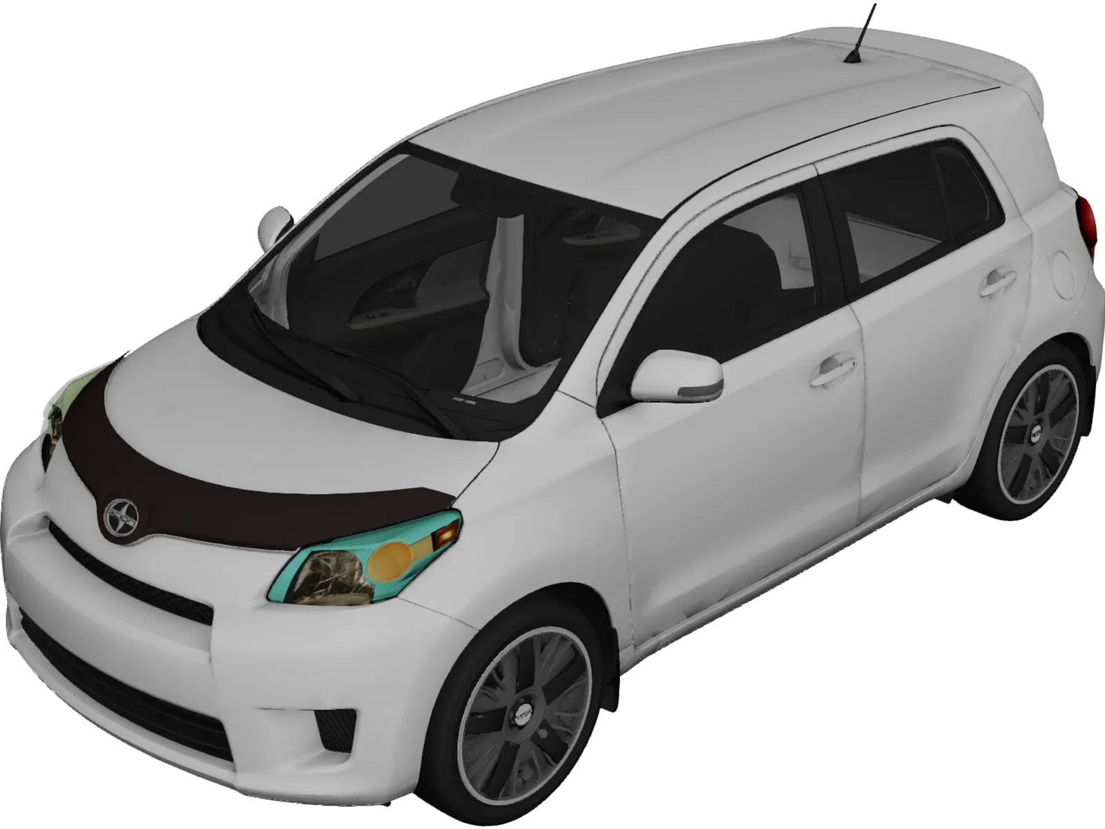 Scion xD (2011) 3D Model