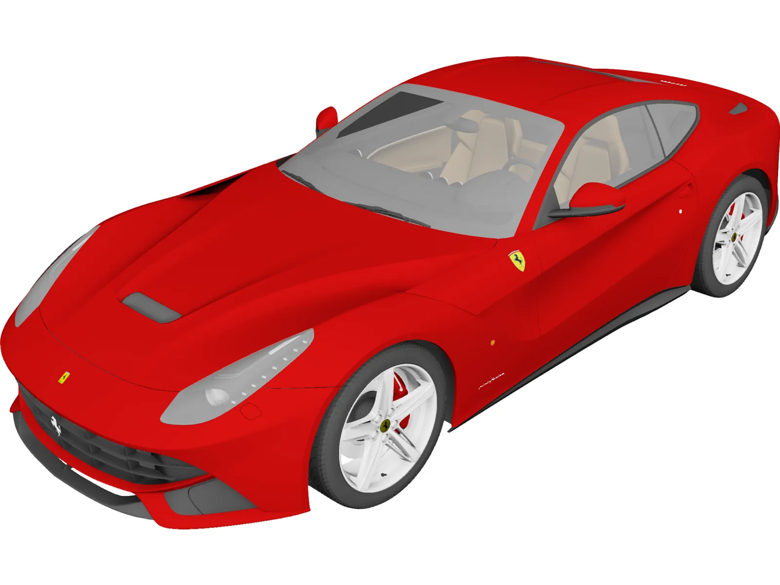 Ferrari F12 Berlinetta (2013) 3D Model