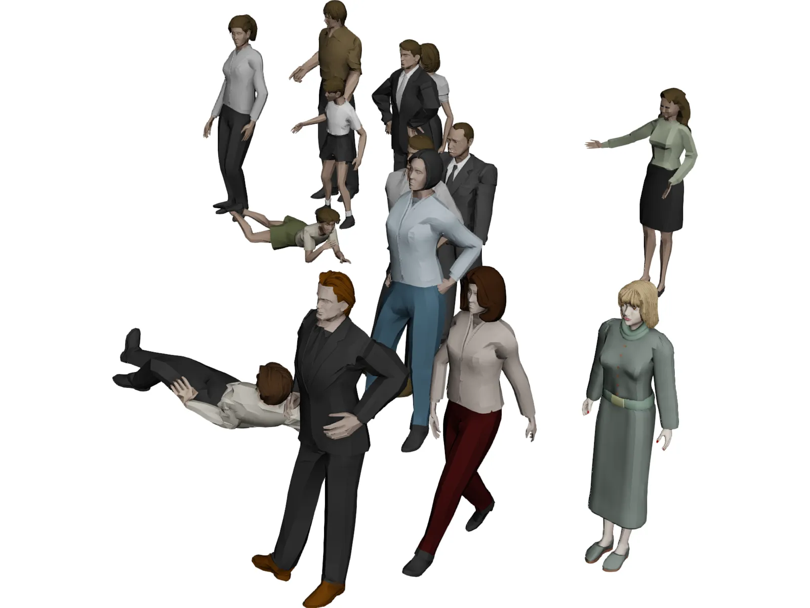 People Person Collection 3D Model