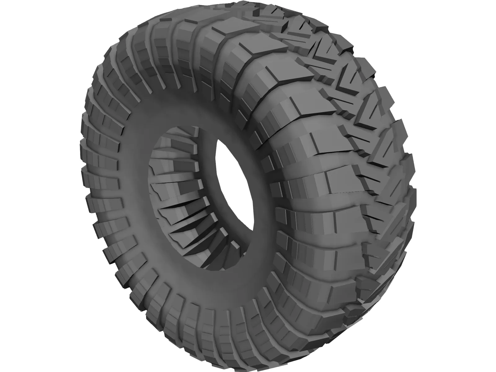 Maxxis Trepador Tire 3D Model