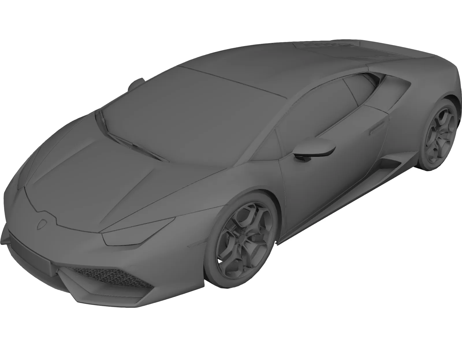 Lamborghini Huracan LP610-4 (2015) 3D Model