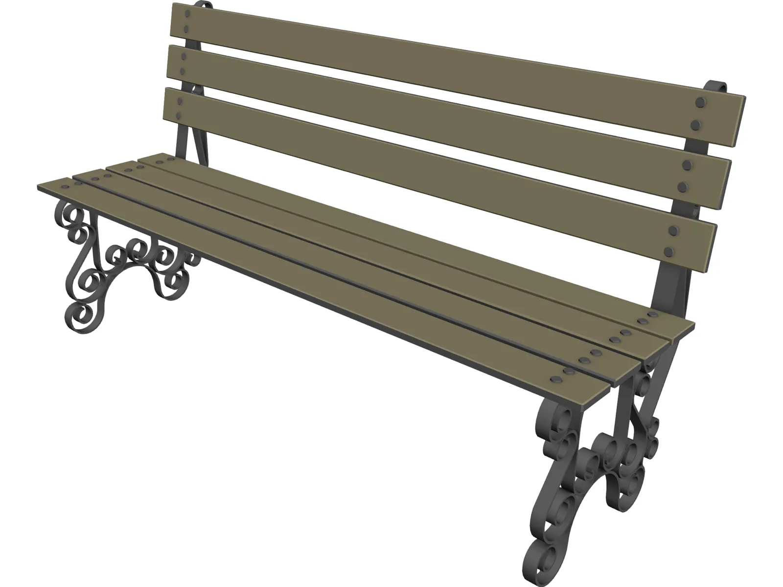 Bench 3D Model