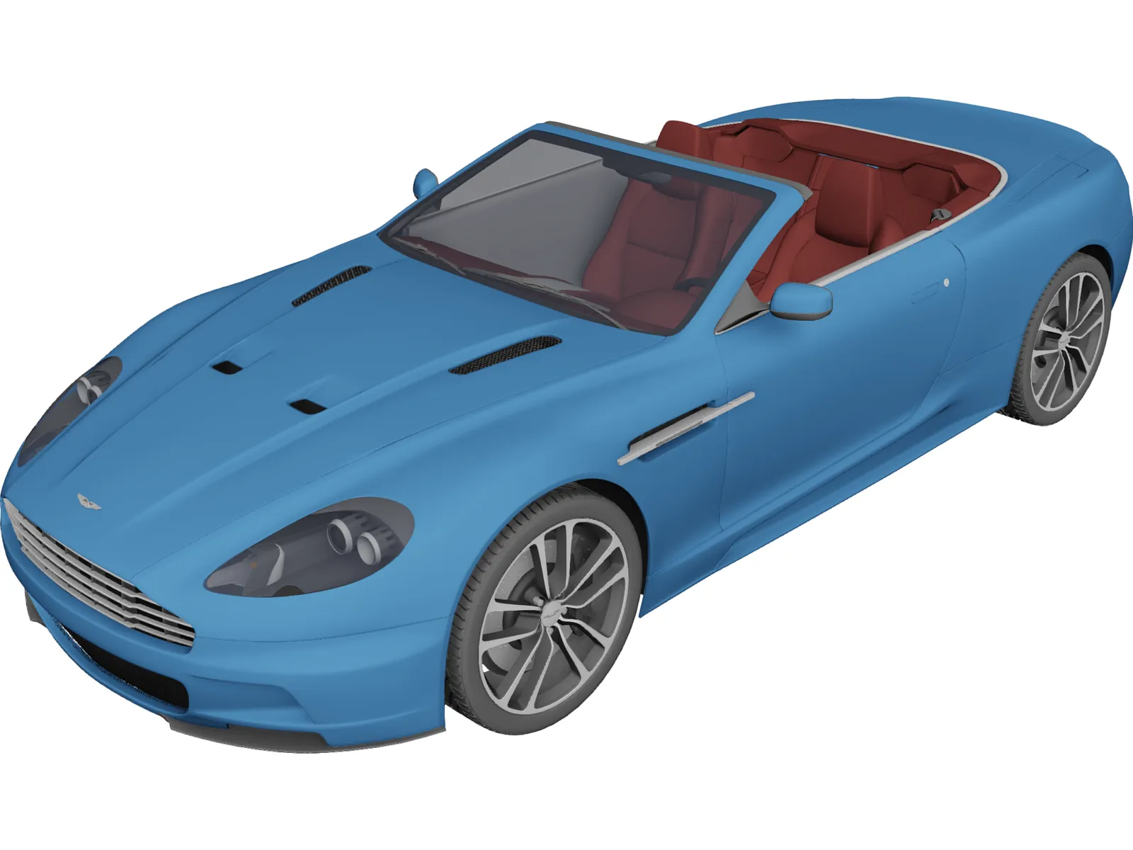 Aston Martin DBS Volante 3D Model