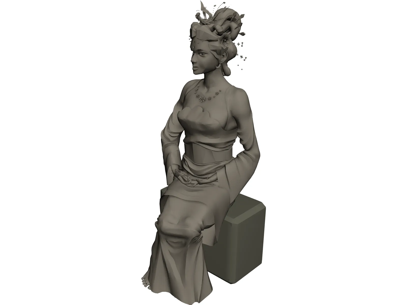 Women Chinese 3D Model