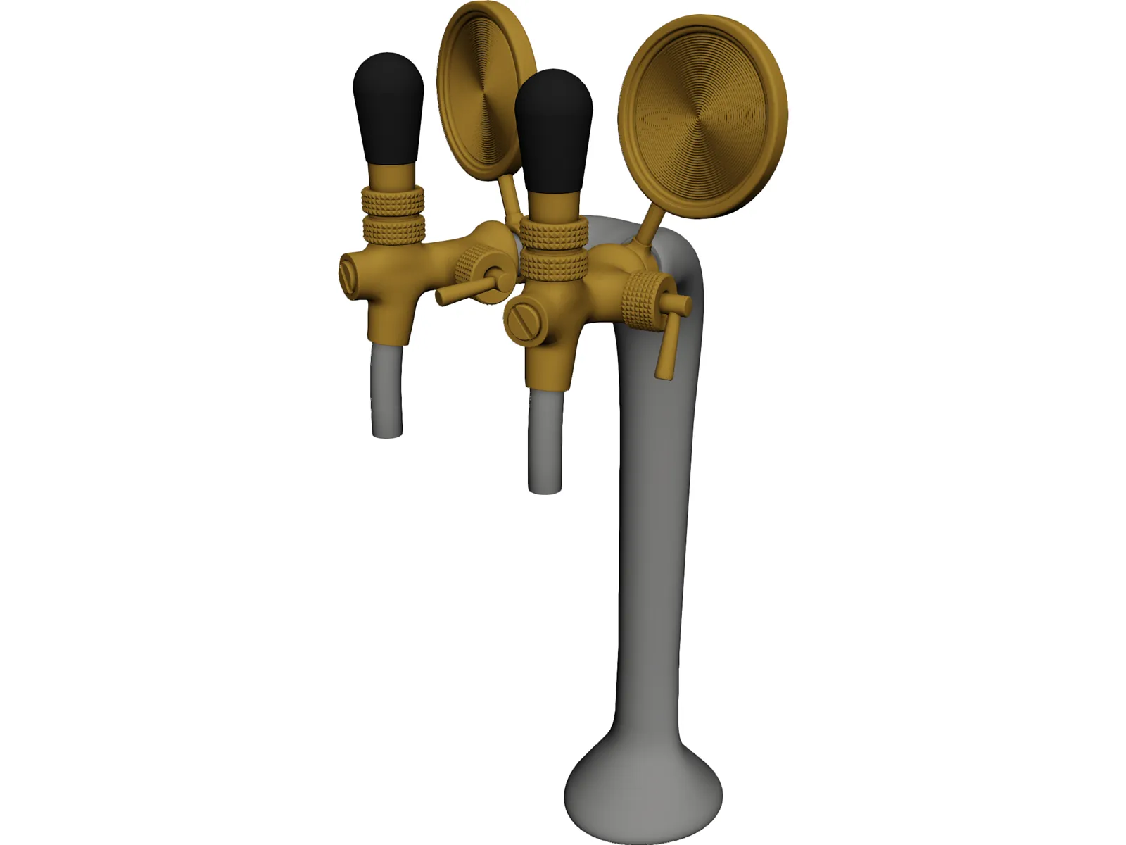 Bar Beer Tap 3D Model