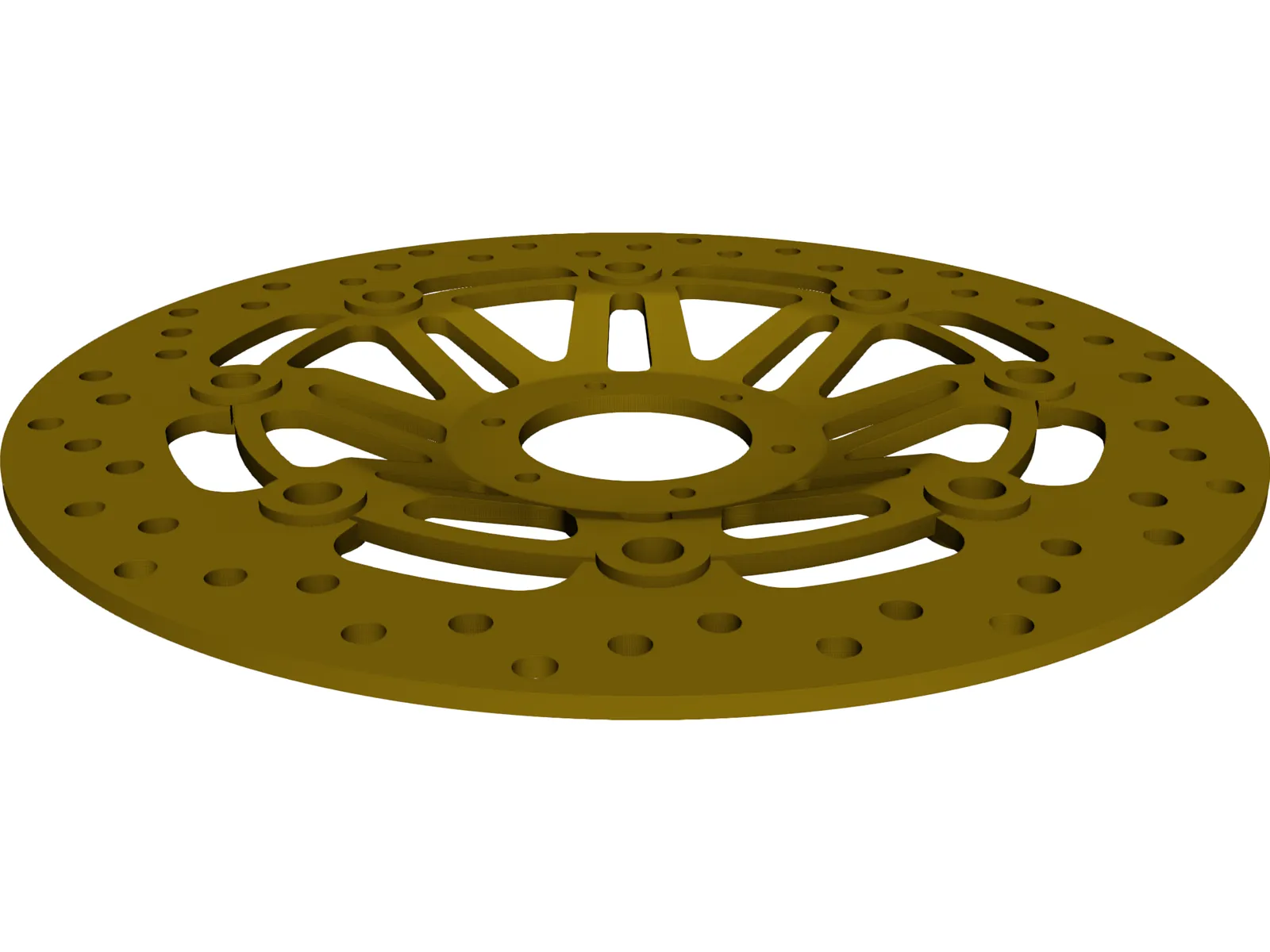 Honda CBR600F3 Frony Brake Rotor 3D Model