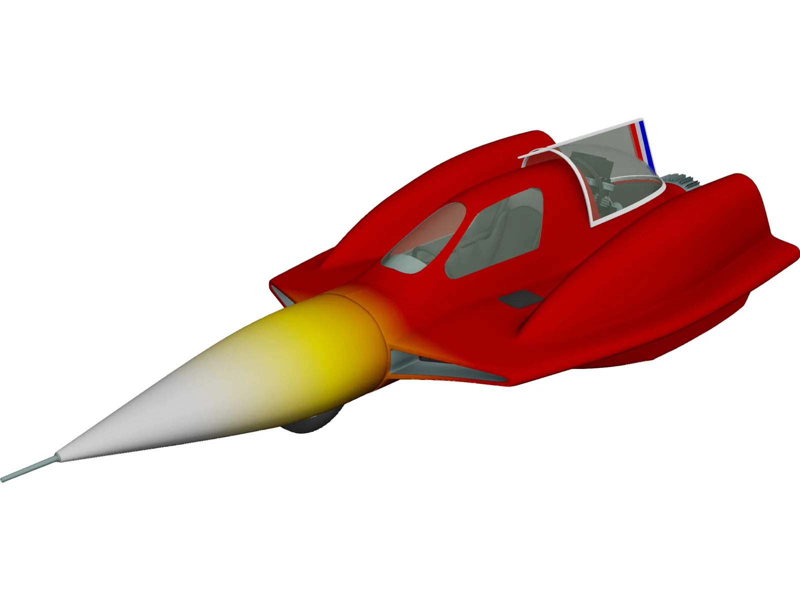 Turbo Sonic Concept 3D Model