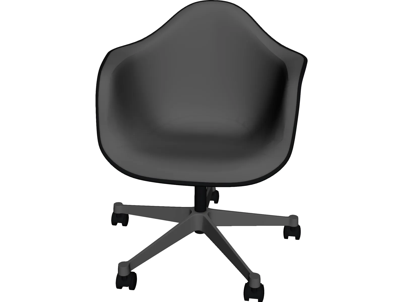 Eames Plastic Chair 3D Model