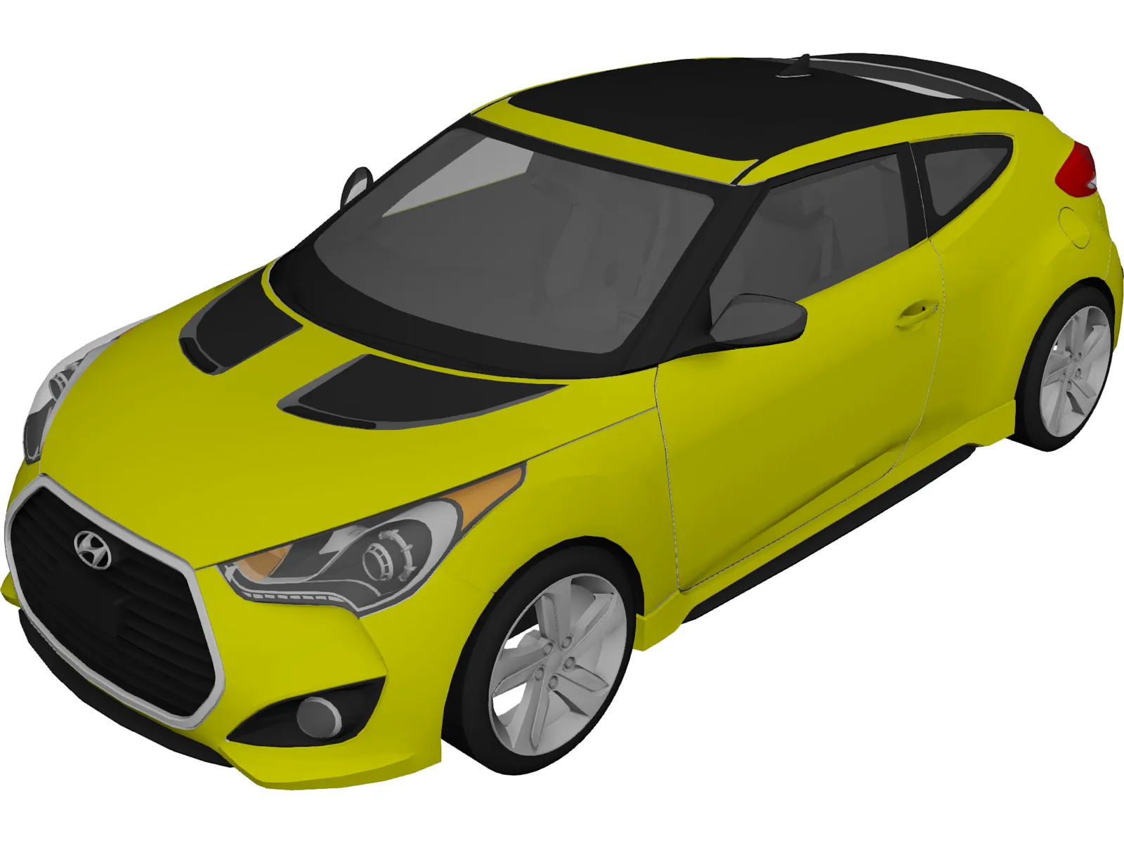 Hyundai Veloster Turbo (2013) 3D Model