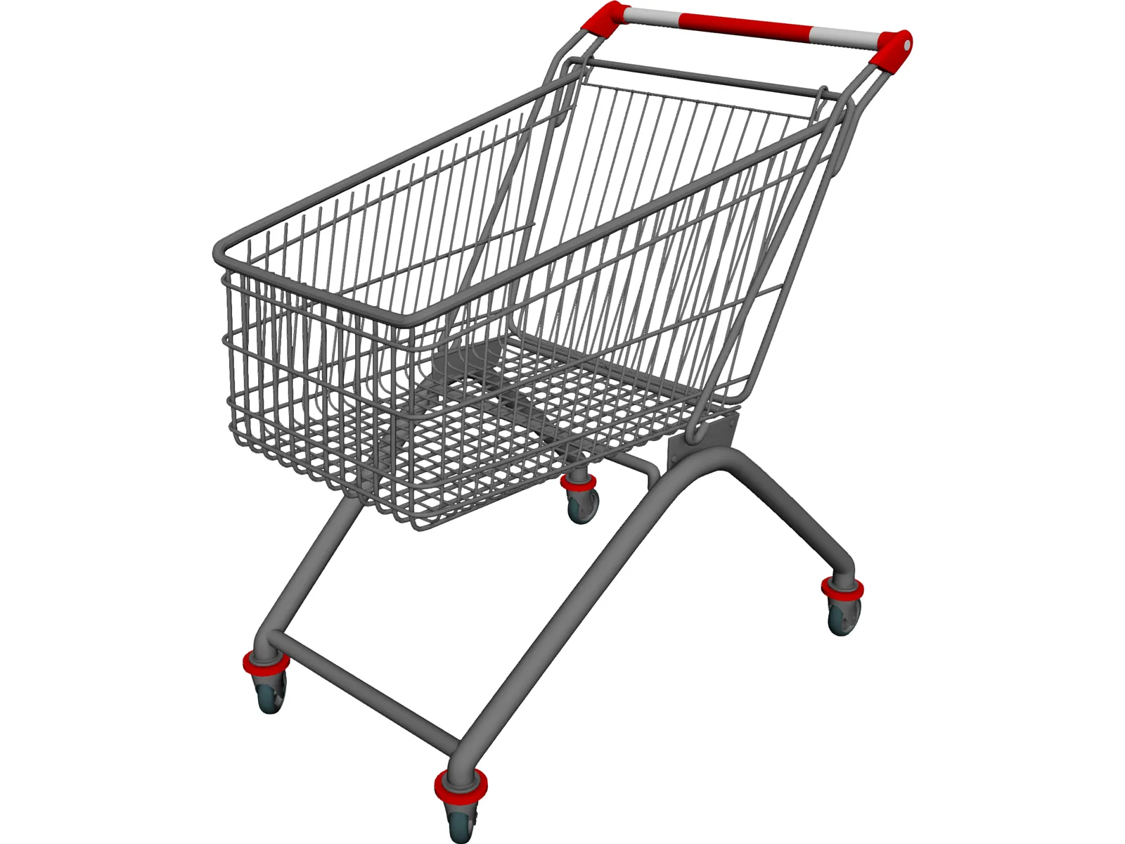 Shopping Cart 3D Model