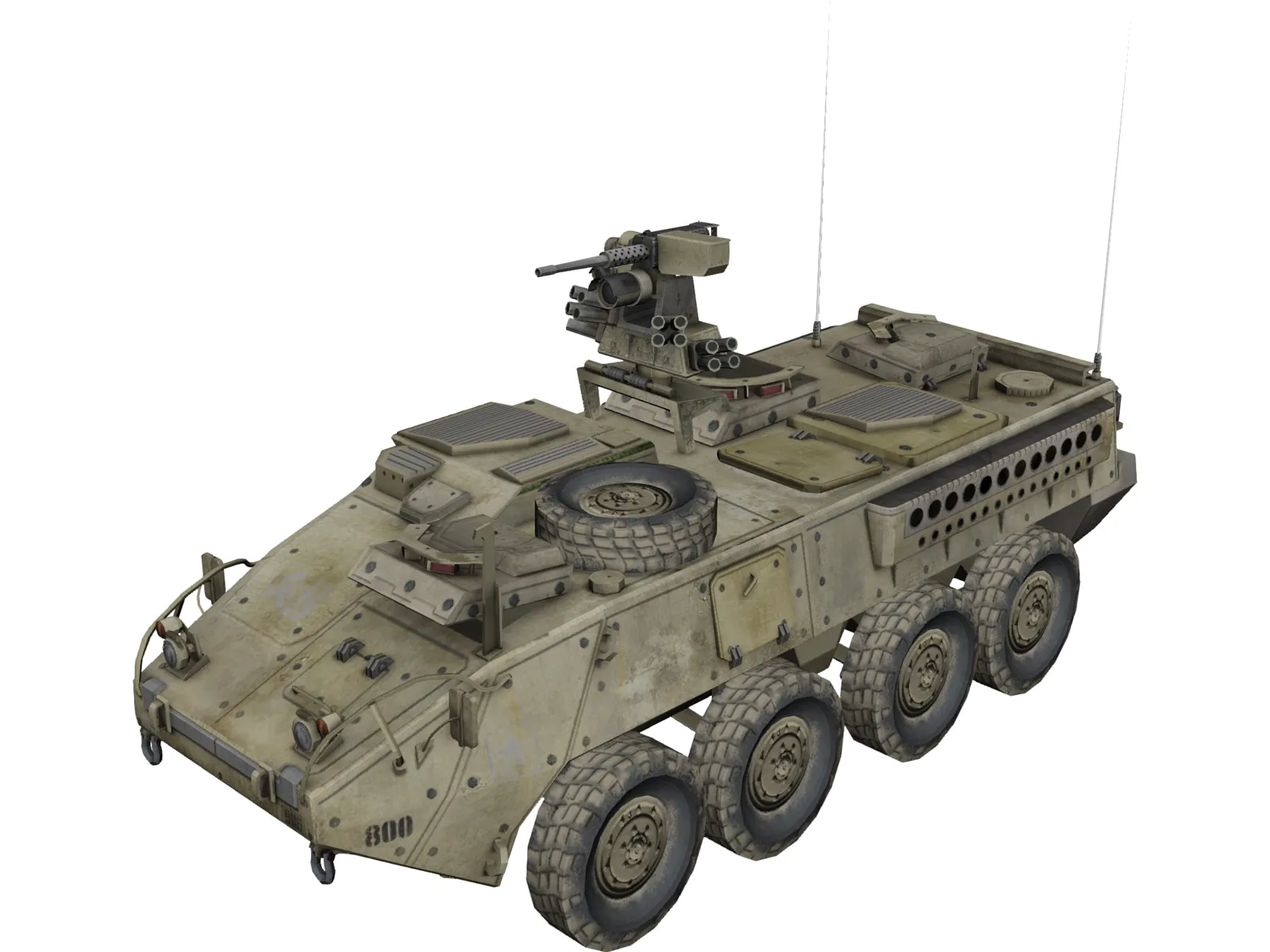 Stryker ICV 3D Model