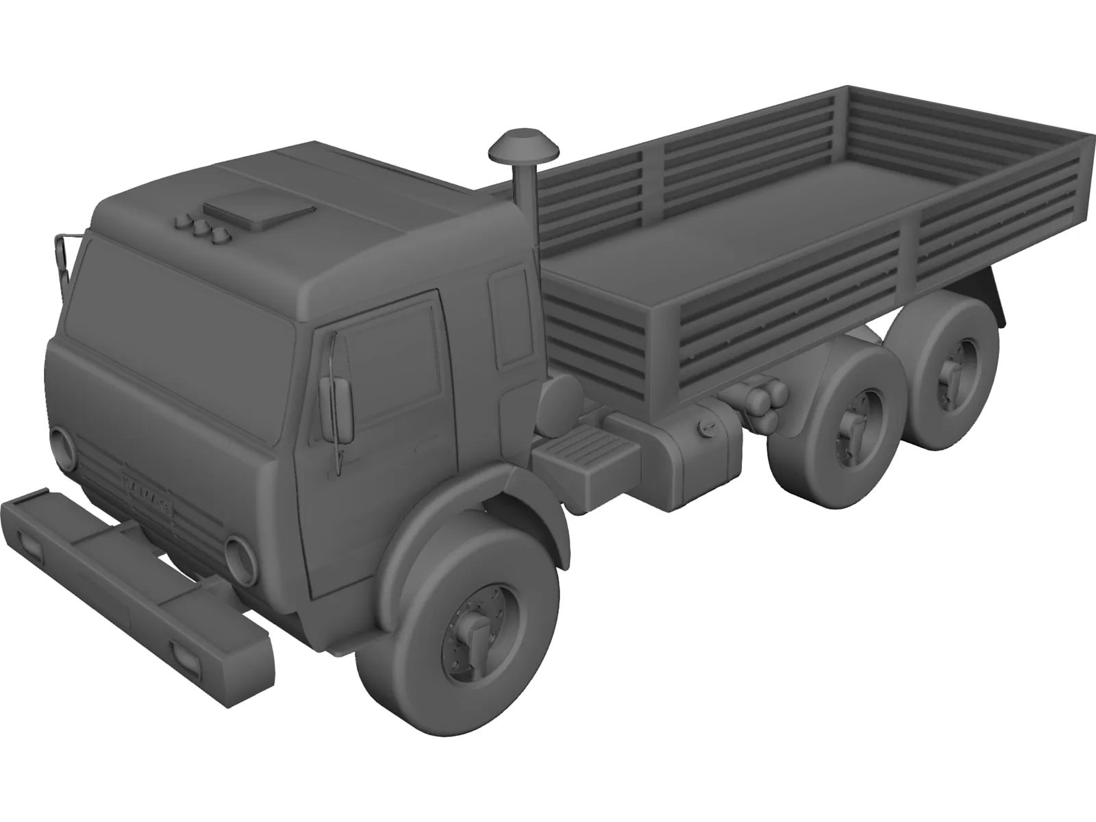 Kamaz 5350 3D Model