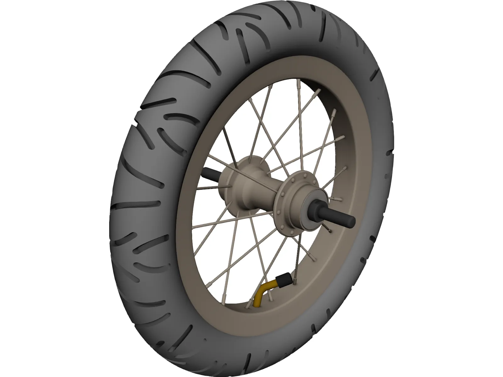 Wheel 12 inch 3D Model