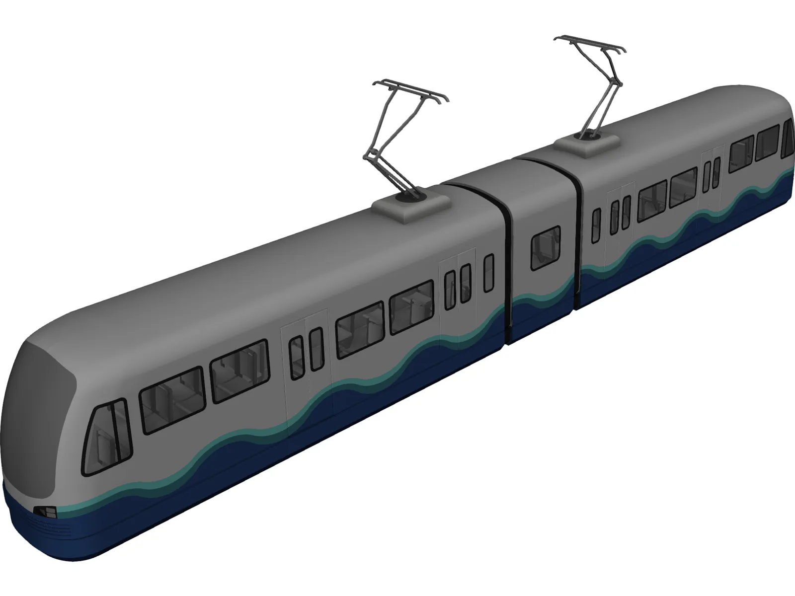 Sound Transit Light Rail 3D Model