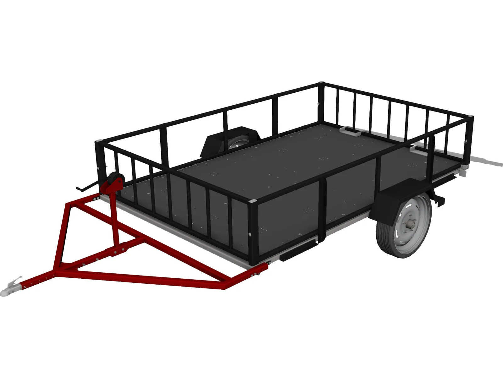 Multi-Purpose Trailer 3D Model