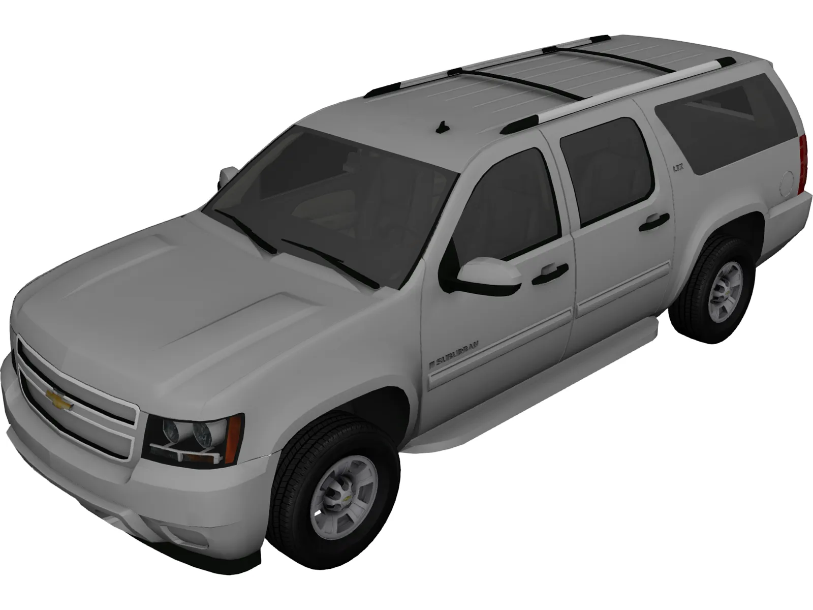 Chevrolet Suburban LTZ (2008) 3D Model