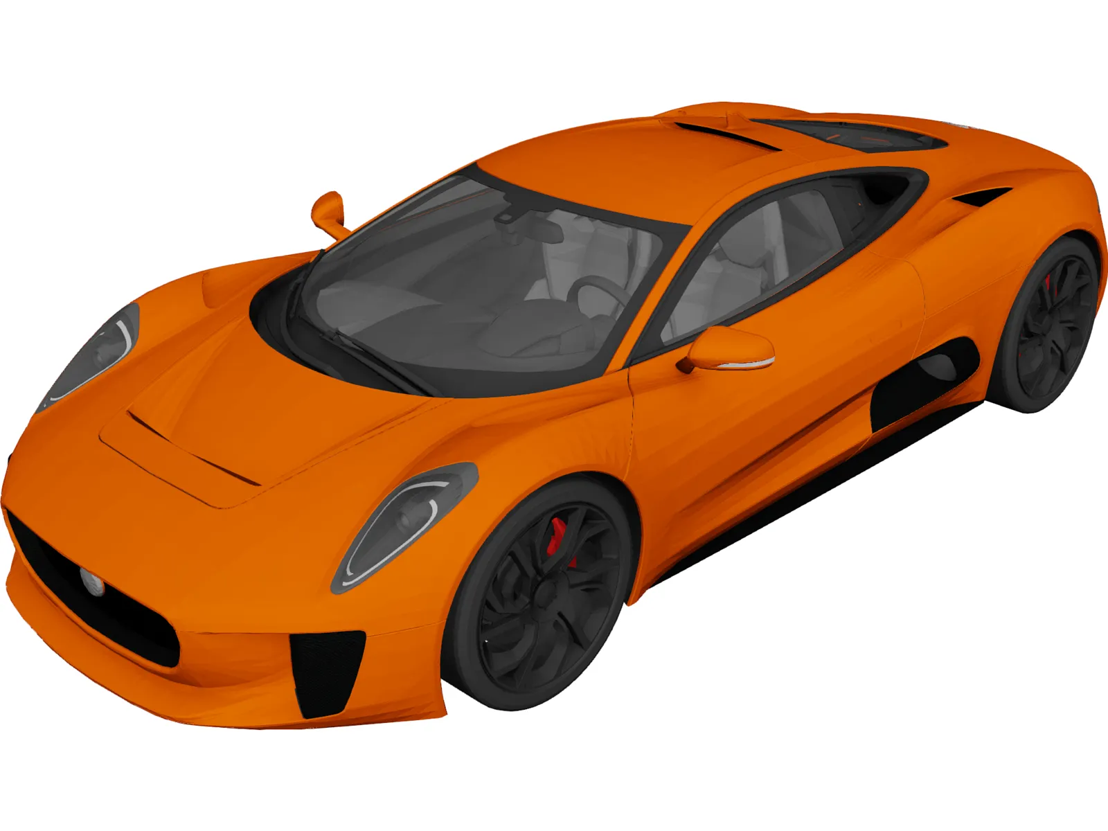 Jaguar C-X75 Concept 3D Model